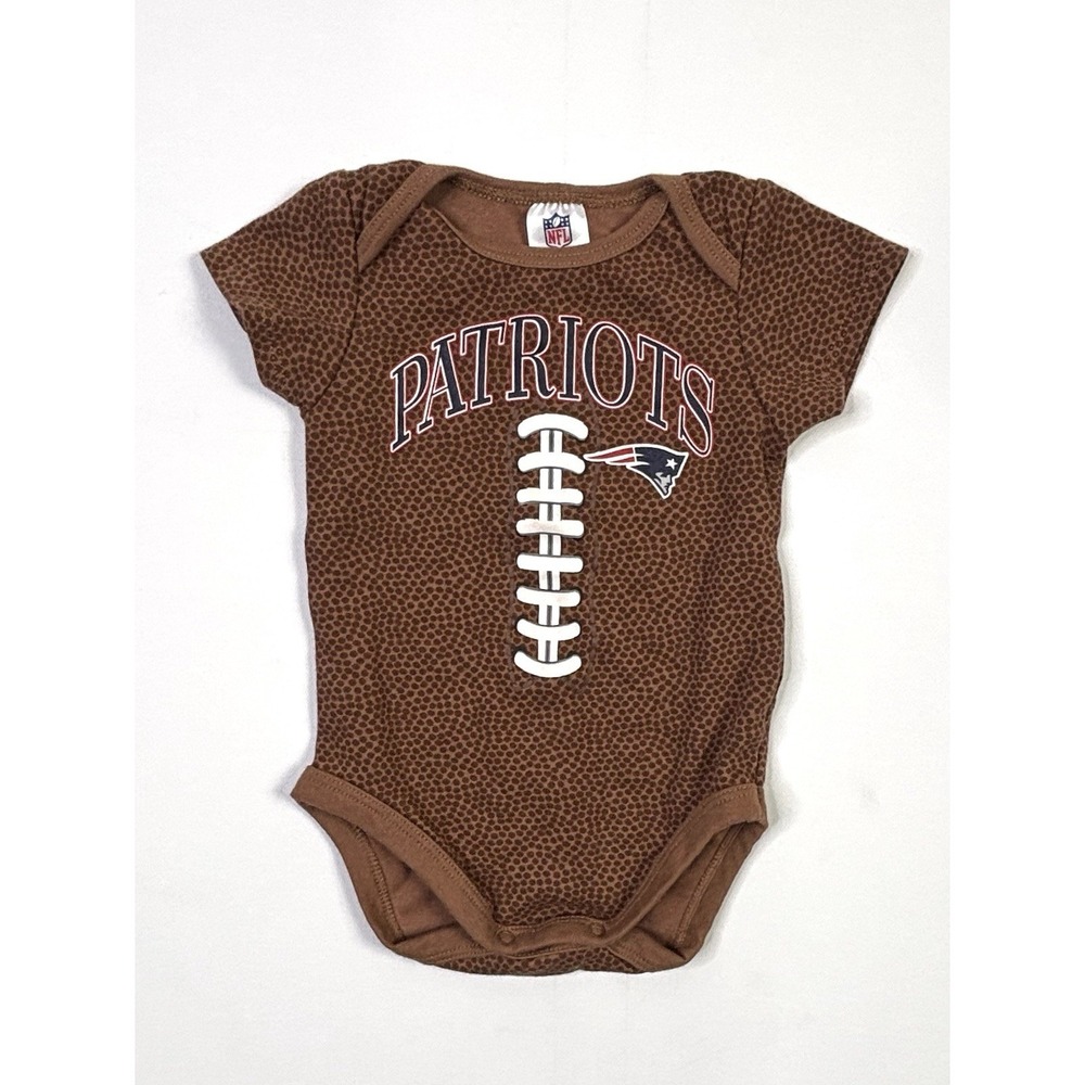NFL Team Apparel New England Patriots Bodysuit One Piece 3-6M Football Baby
